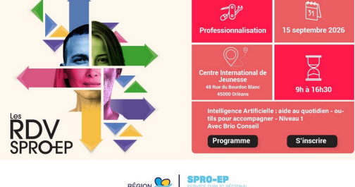 Les rendez-vous du SPRO-EP : intelligence artificielle : aide au quotidien